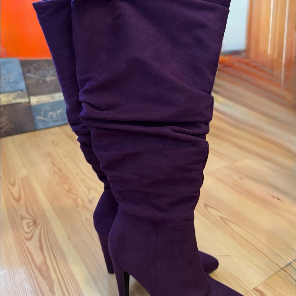Elegant Purple Women's Boots